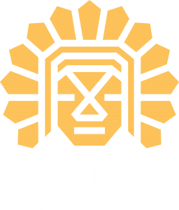 Apache Web Development - logo large white text
